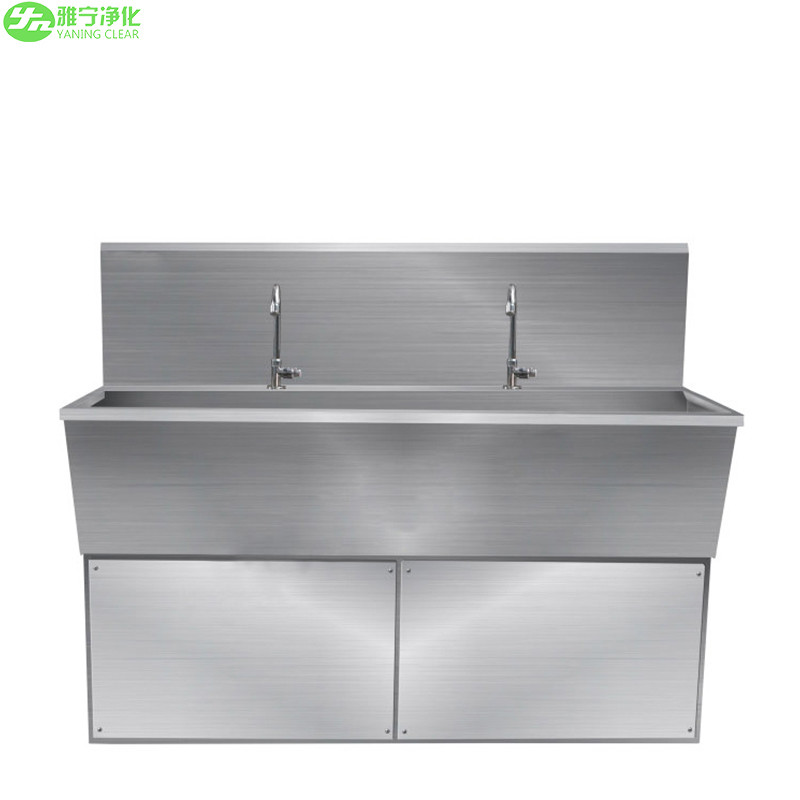Customized Scrub 304 Stainless Steel Hand Wash Basin With Faucets