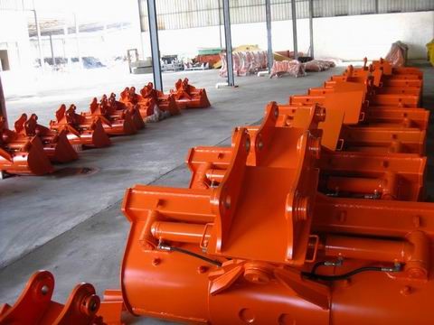 Excavator PC PC EX Tilting Mud Rotating Bucket 0.75m3 Q355B