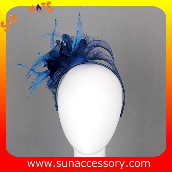 0907 Elegant design sinamay fascinators hats for ladies ,Fancy Sinamay fascinator from Sun Accessory