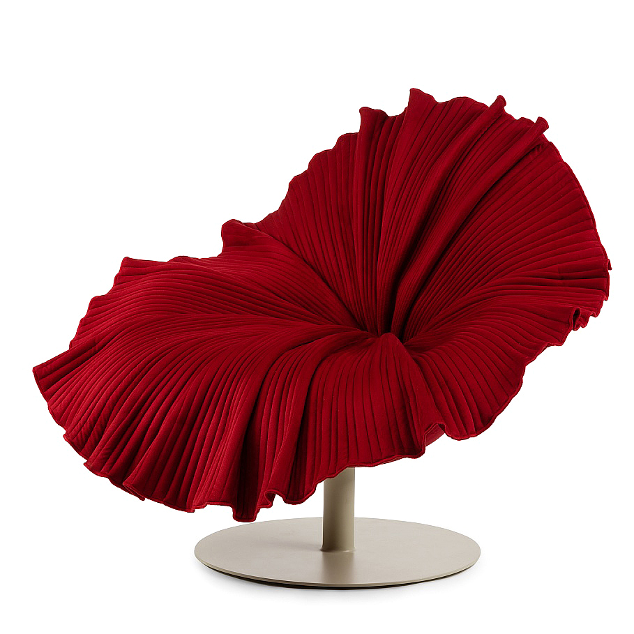 High replica Colorful bloom easy chair flower shape chair bloom lounge chair in fabric modern calssic lougne chair