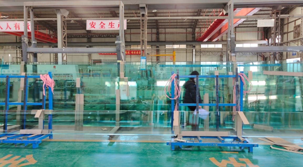 Oversized Jumbo Size Laminated Glass Customized Large Clear Laminated Safety Glass