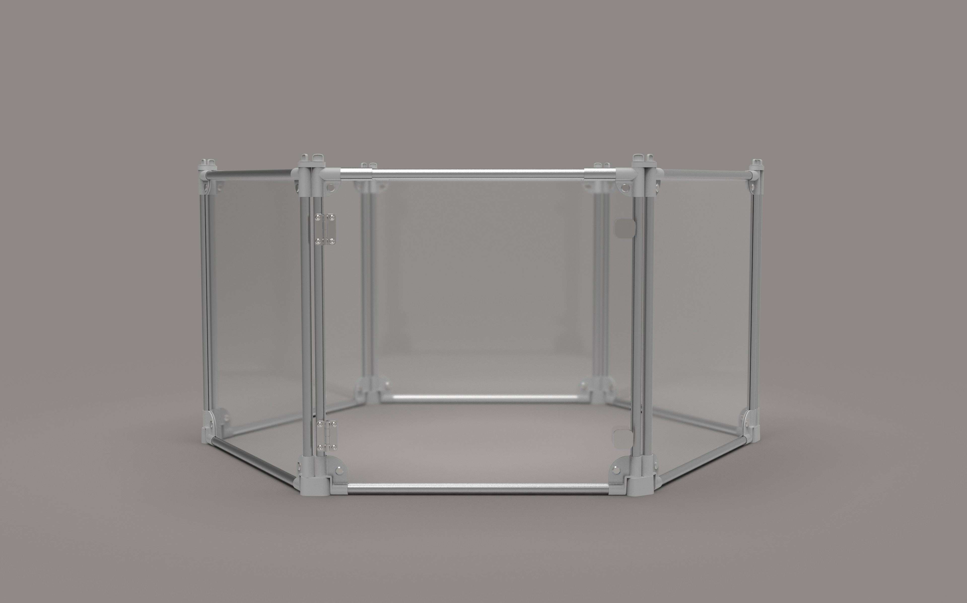 36" Medium Transparent Portable Pet Playpen For Dogs Square Or Rectangle