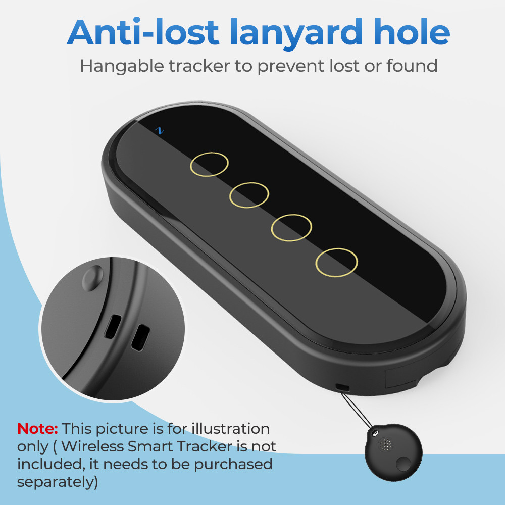Tuya ZigBee Smart Home Scene Switch 4 Gang 12 Scene Touch Light Switch Remote Control Smart Life App