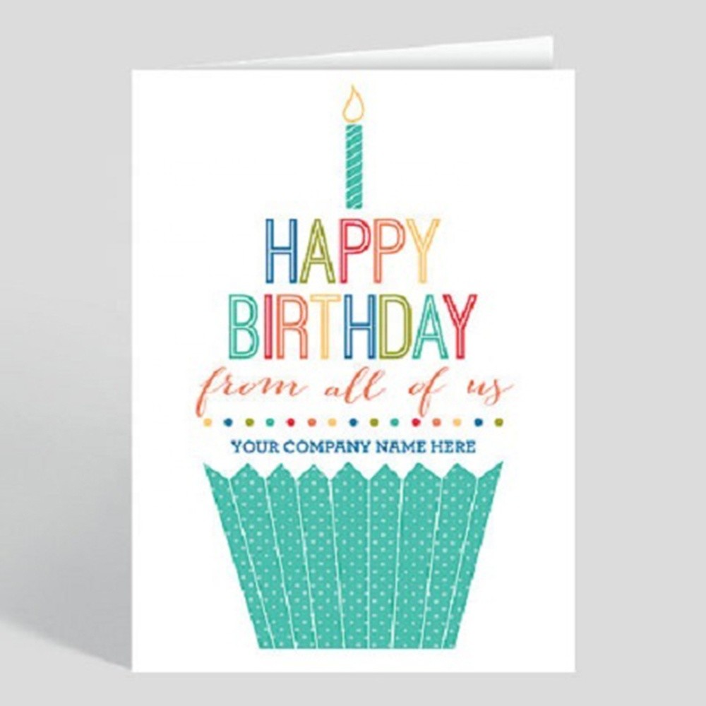 Custom Photo Recycled Paper Thank You Cards High end Birthday Fashionable Greeting