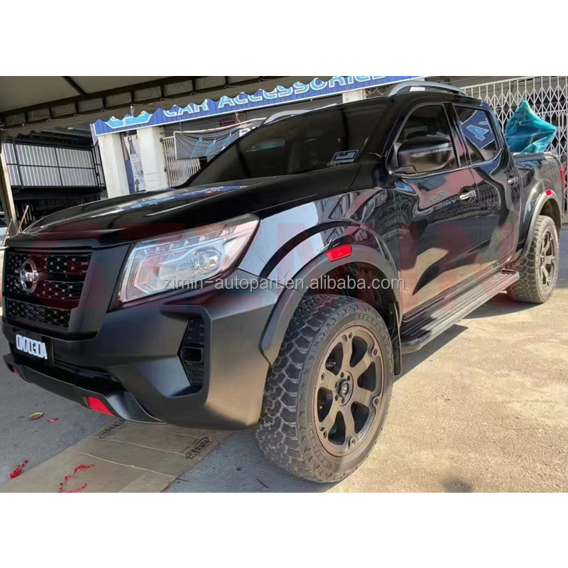 LED Light Design ABS Plastic Wheel Fender Flare For NP300 Navara 2021