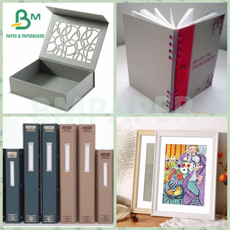 250gsm To 2600gsm High Stiffness Grey Chipboard Paper For Book Binding