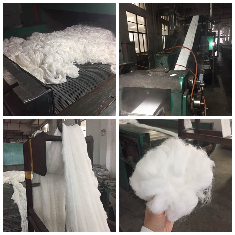 1.5D-20D Virgin Nylon 6 Staple Fiber Bright High Shrinkable In Industry
