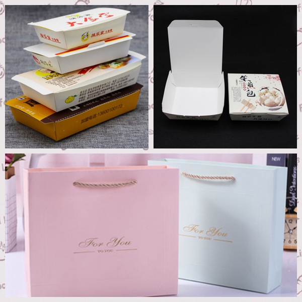 MG 160gsm basic paper with 10gsm food grade PE Lunch Box paper for package