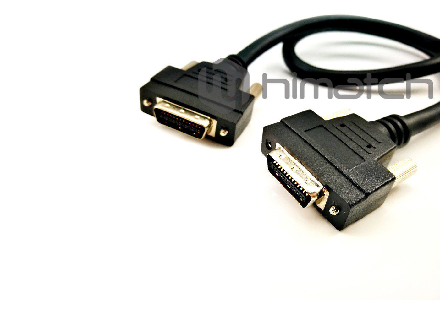 15M High Flexible Straight MDR 26pin to MDR 26Pin PoCL Camera Link Cable with Thumbscrews Locking for Drag Chiam