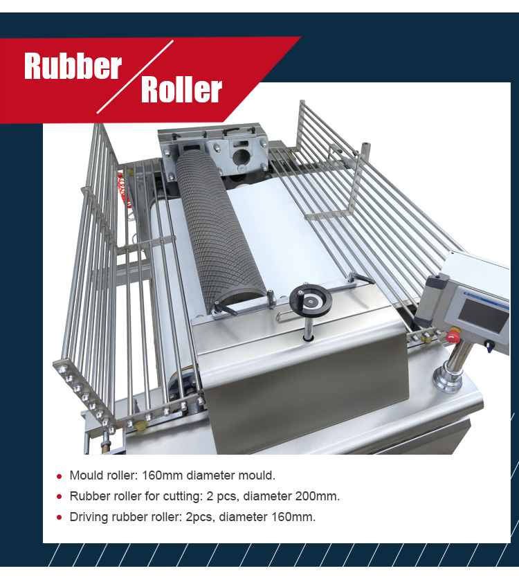 Electric Rotary Cutter Cookie / Biscuit Making Machine Product Line
