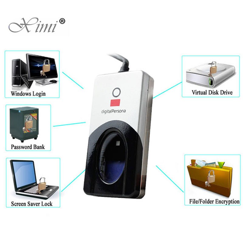 Hot Sale Digital Personal URU4500 USB Fingerprint Scanner Optical Fingerprint Sensor Biometric Fingerprint Reader