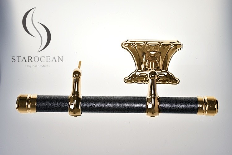 24K Gold Wooden Coffin Handle Wholesale Plastic Panel And Zinc Alloy Hinge SW-HG