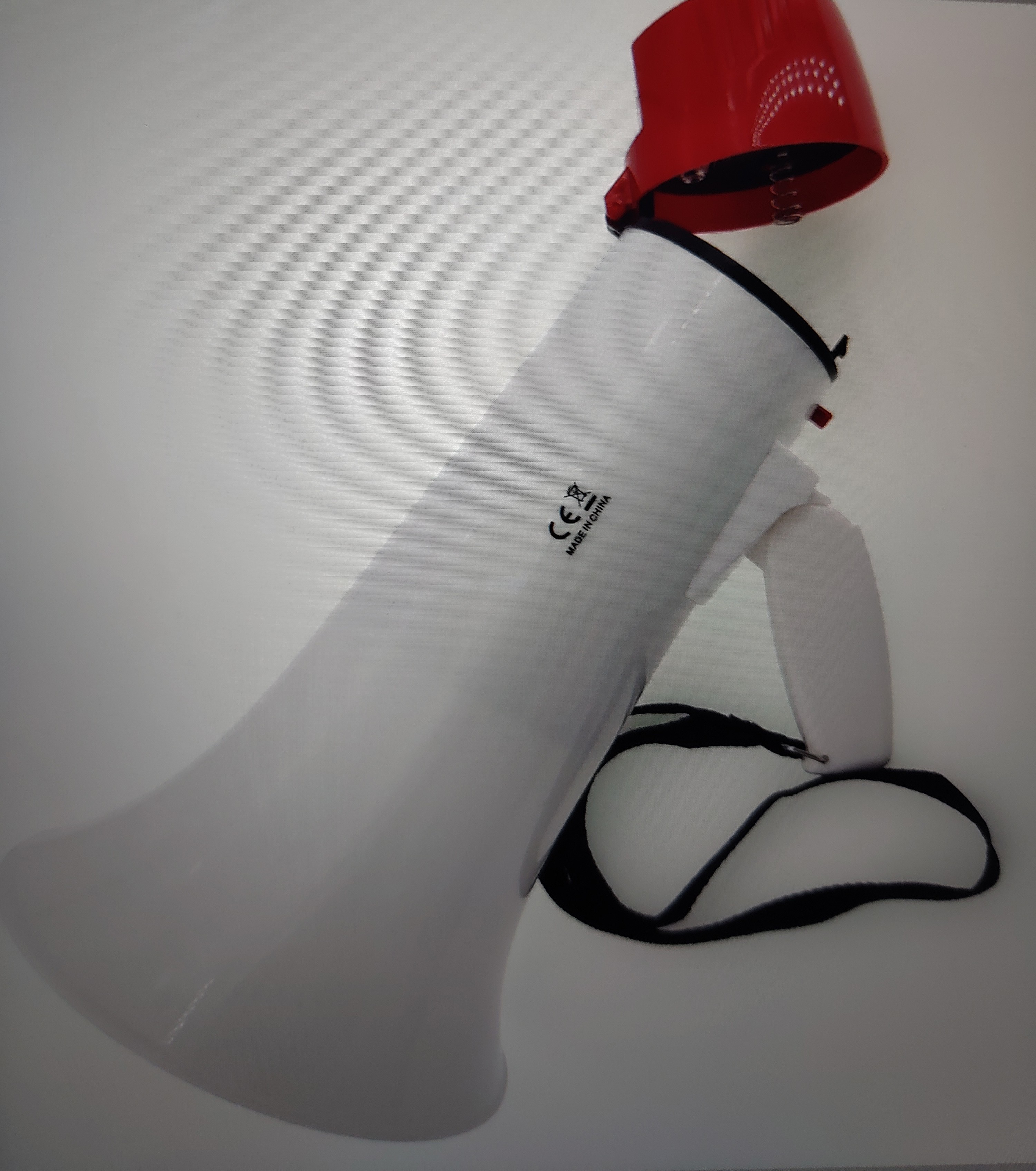 25W Raded 50W Police Siren Horn Portable Megaphone With Microphone CE