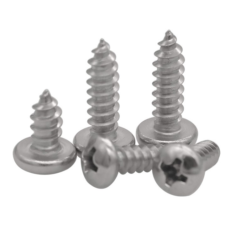 DIN 7981 Round Head Wood Screws Cross Recessed Pan Head Tapping Screws