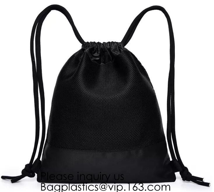 Drawstring Backpack Bags-Cinch Sack Waterproof Kids Sport Storage Polyester Bag for Gym,Cell Phones,Microfiber Pouch