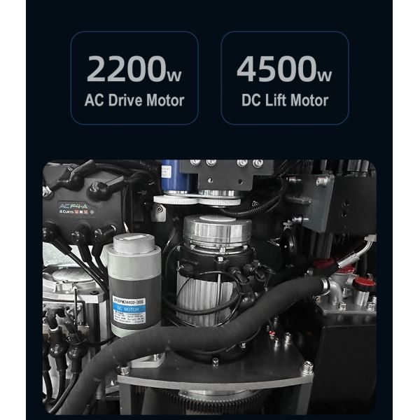 Sinolift CQDX15 CQDX20 Pedestrian Scissors Electric Reach Stacker