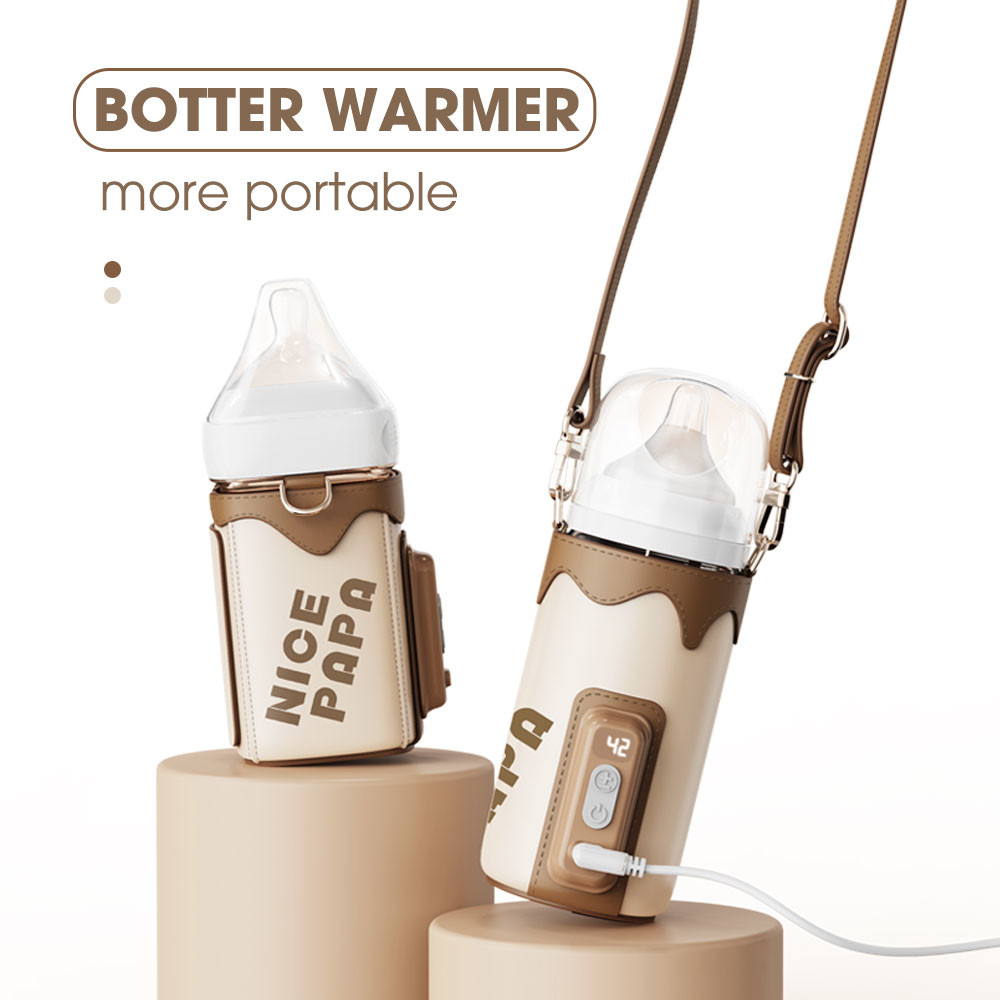 USB Rechargeable Heating Travel Bottle Warmer For Baby Feeding