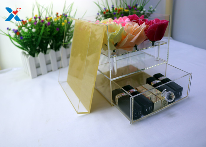 9 Holes Acrylic Flower Pot Chemical Stability , Small Acrylic Box A Class Acrylic Sheet