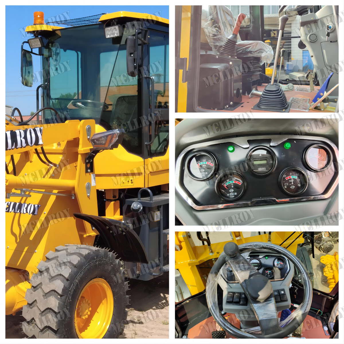 Transmission Mechanical Transmission(3F+2R) Compact Wheel Loader, Isuzu Axle Compact Loading Shovel Loader