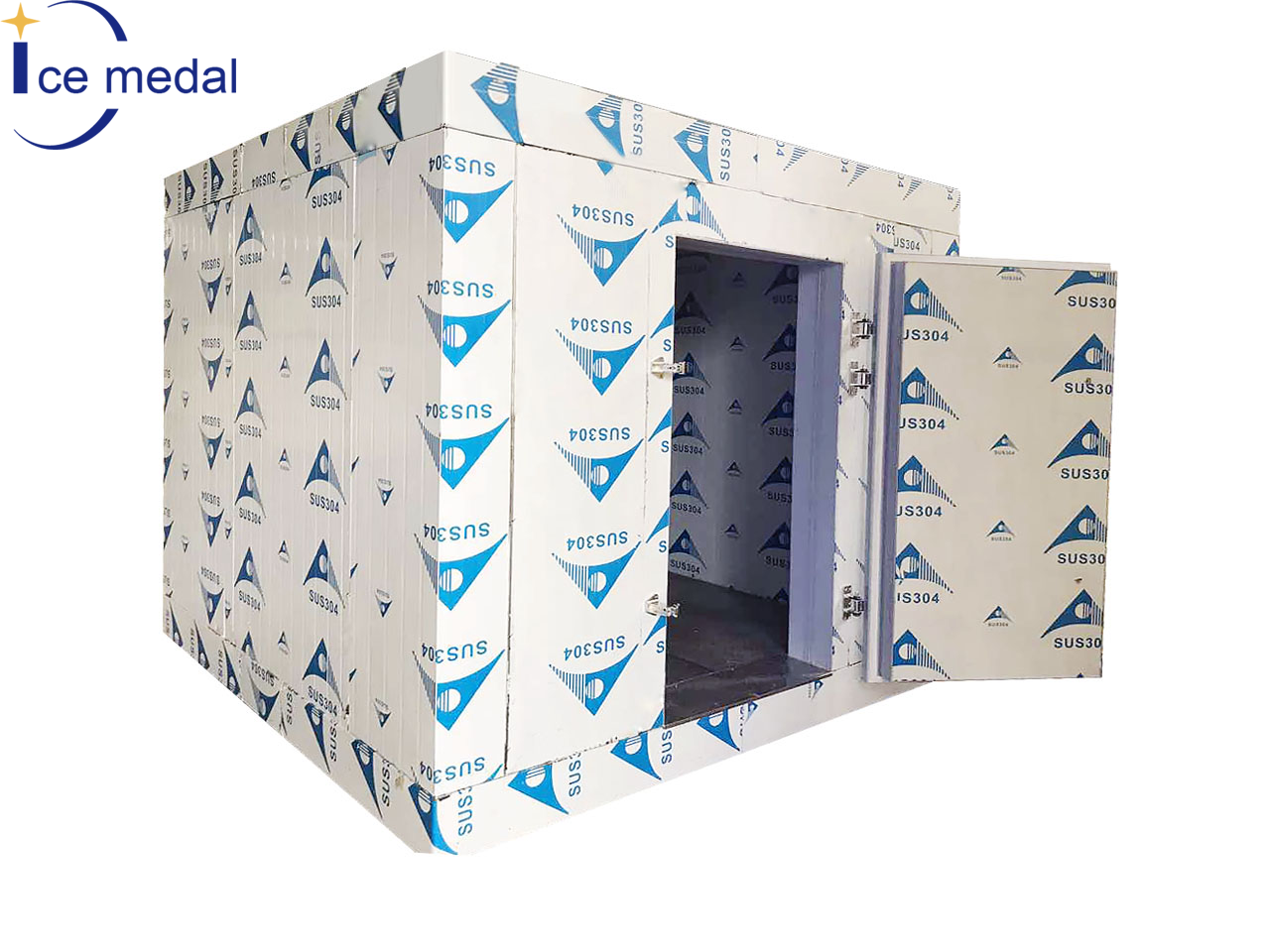 3 Phase Food Flower Storage Blast Cold Room / Chiller Room Warehouse