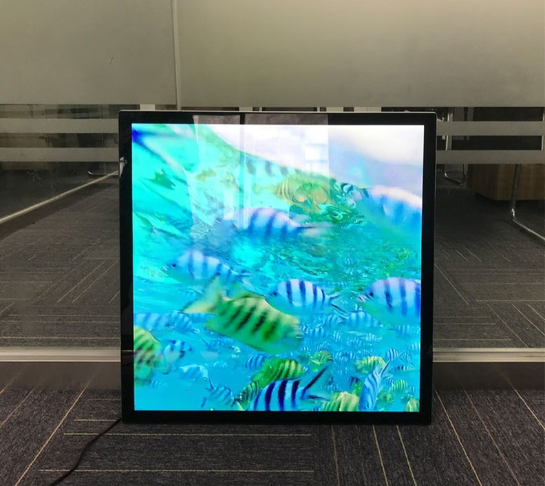 45.4" 51.6" inch WIFI network Android display monitor LED LCD 1:1 square screen for advertising signage and gallery exhibition