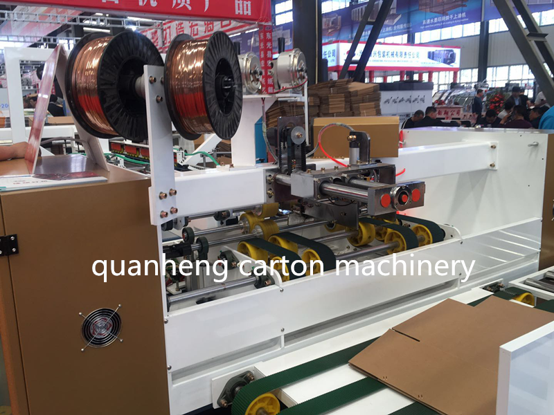 Automatic Stitcher And Gluer in line box making machine