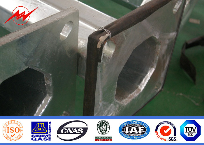 10m15m 20m Polygon Outdoor Lighting Poles, Street Light Solar Poles Galvanization Steel