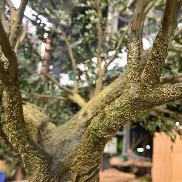 7ft 8ft or customized height most realistic large faux olive tree for indoor hotel lobby and outdoor (uv resistant)_
