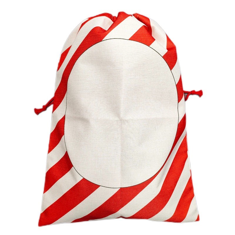 DIY Big Size Linen Drawstring Sublimation Bag For Photo Transfer Printing