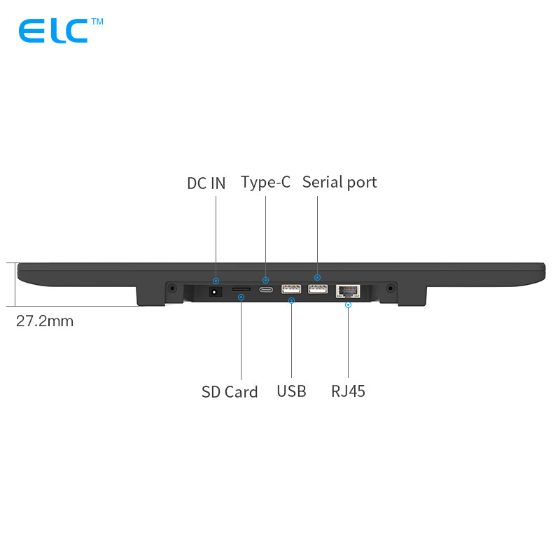 13.3 / 8in Wall Mounted Digital Signage Capacitive Rk3568 Dual Screen For Elevator