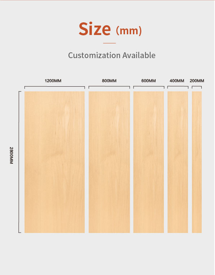 Oak Veneer Laminated MDF Wall Panels , Laminate Wall Planks 9mm-18mm Thick