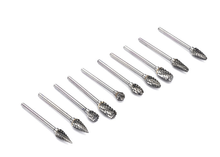 50~81mm Length Solid Tungsten Carbide Rotary Burrs For Metal Parts Deburring