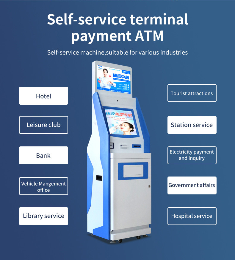 FCC Payment Terminals Self Service Kiosk Touch Screen Cash Register Machine