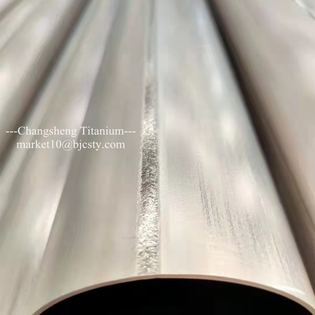 Titanium Welded Tubes Condenser Pipe Gr1 Gr2 Gr12 Heat Exchanger Tubing