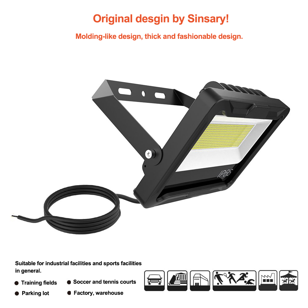 300W AC 85-265V 160LM/W or 190LM/W High Lumen Outdoor LED Flood Light for Park and Garage