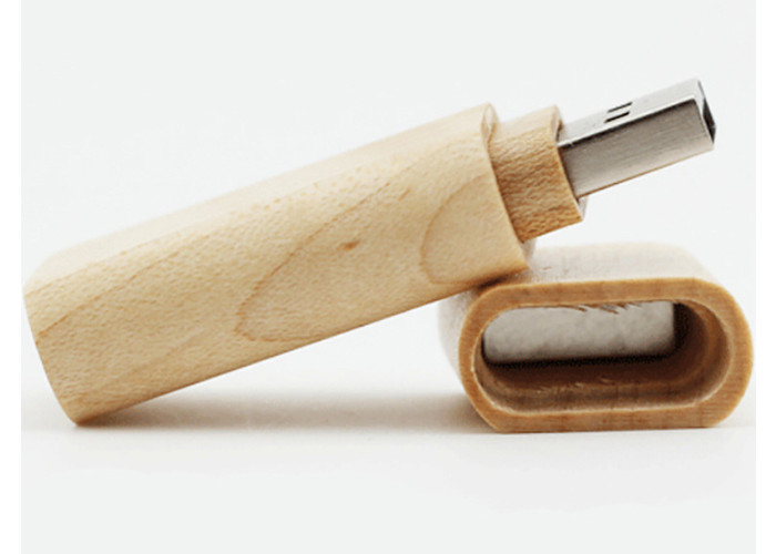 16g 3.0 Maple Color Bamboo Usb Flash Drive With Laser Engraved Technology