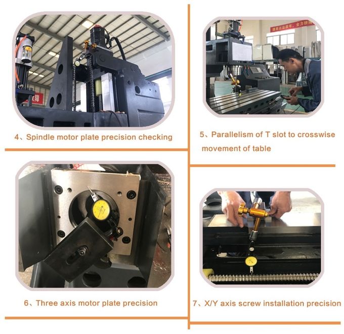 7.5kw Vertical CNC Machine Center Mould Making V85P Spindle Taper BT40 - 140