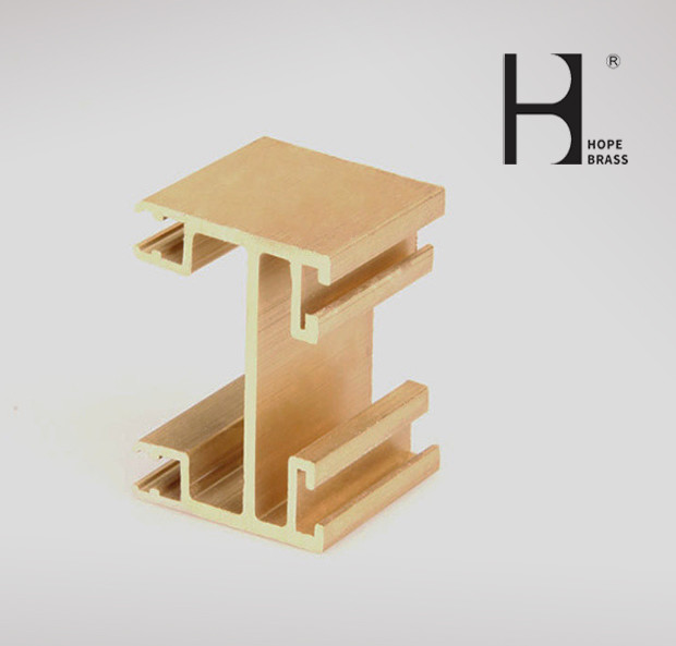 C38500 Brass Extrusion Profiles 1m Length Architectural Metal Extrusions