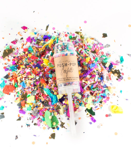 Multicolor Biodegradable Party Popper Confetti Cannons For Concert Night Club And Crazy Party