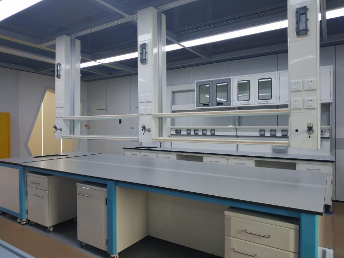 9 Feet Long All Steel Laboratory Central Table Island Workbench with ISO Certification 3