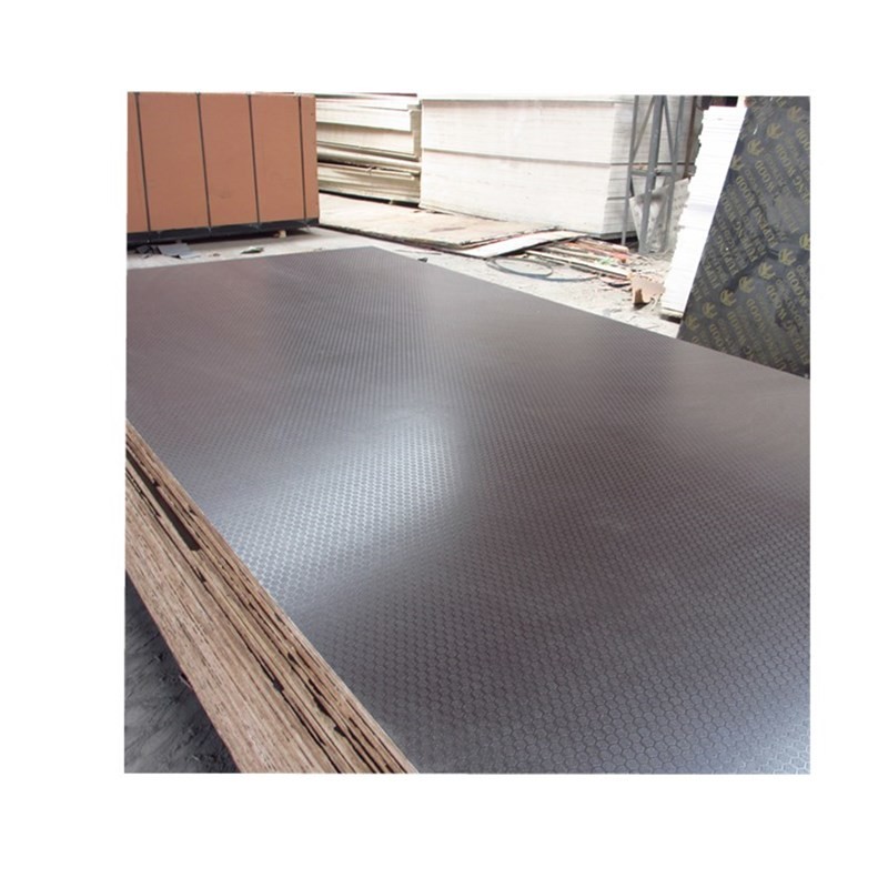 9mm 12mm Hot Pressed Phenolic Glue Black Film Faced Plywood