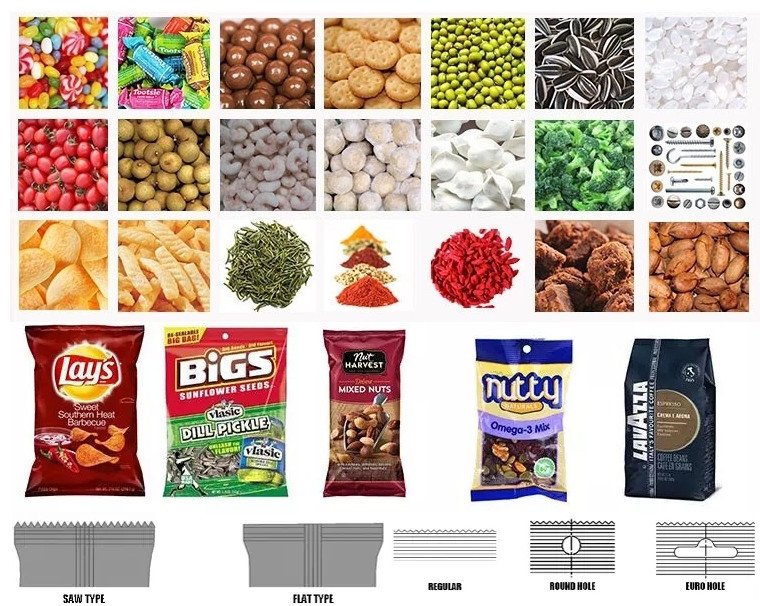 Multi Head Weigher 2000g Puffed Rice Packing Machine Automatic