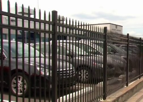 Anti Climb Picket 6ft High Wrought Iron Fence With 14ga Pipe