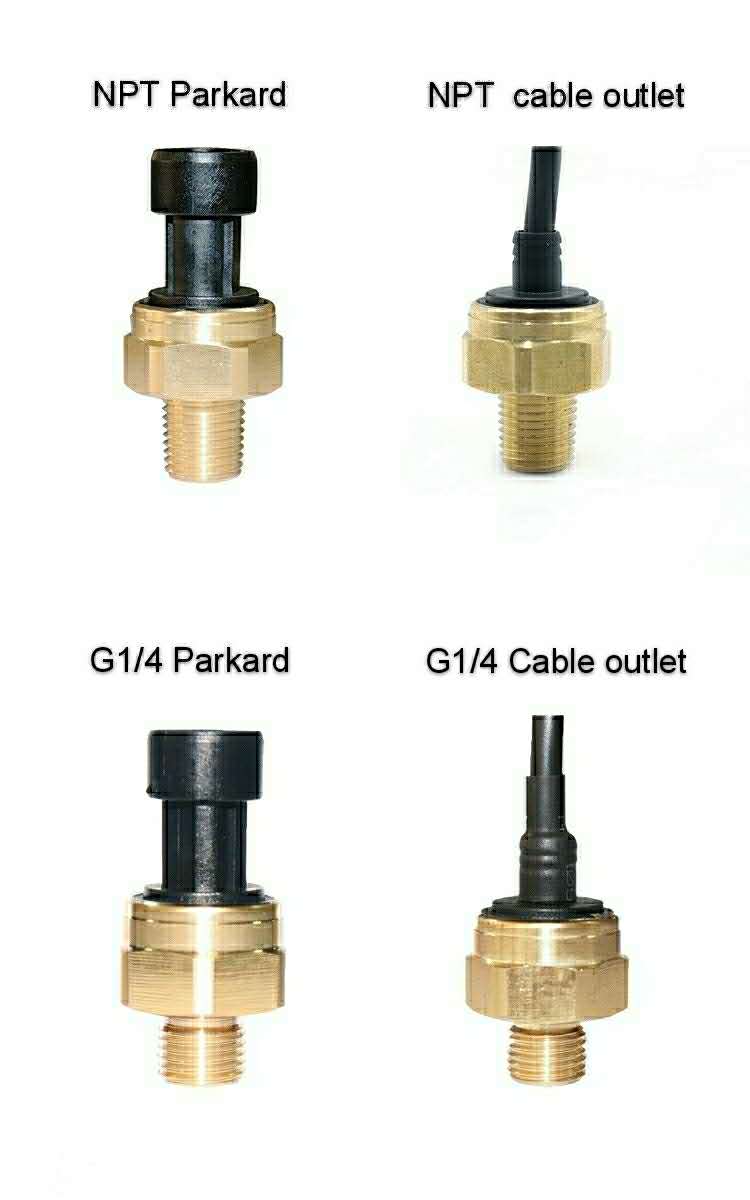 WNK Brass 0.5-4.5v Electronic Air Pressure Sensor With Cable Outlet