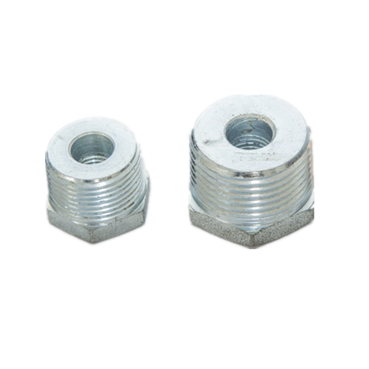 Hot Dip Galvanized Npt Pipe Plugs Forged Hex / Round 316l Threaded Pipe Fitting