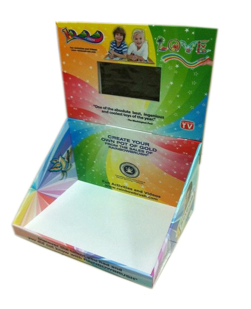 10 inch IPS screen video merchandising display, in store POP point of purchase video display