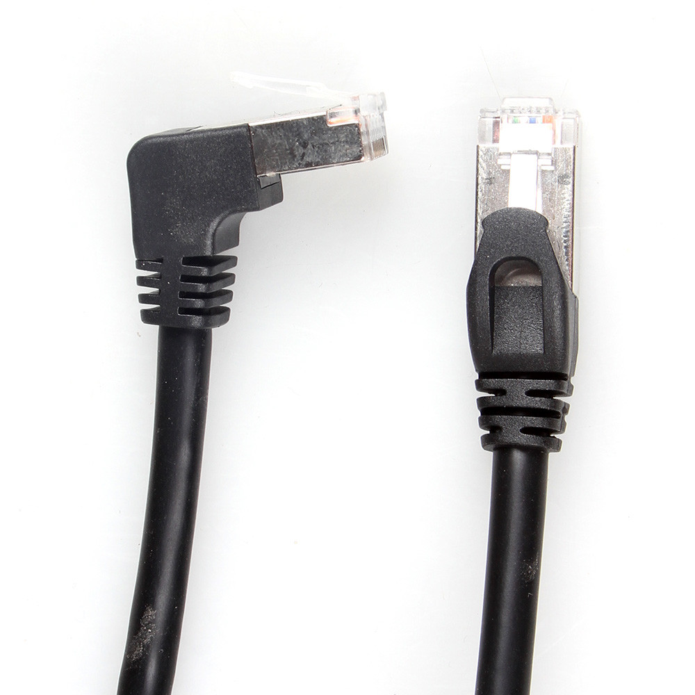 Durable Cat6 RJ45 SFTP Shielded Ethernet Cable Straight To 270 Degree