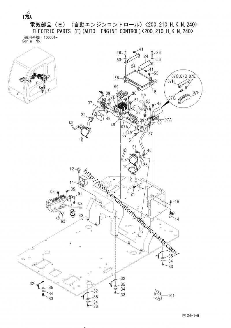 ZAX120 ZX120 ZX225USR Hitachi Excavator Spare Parts Excavator Computer Board 9226748 ECU Pc Controller