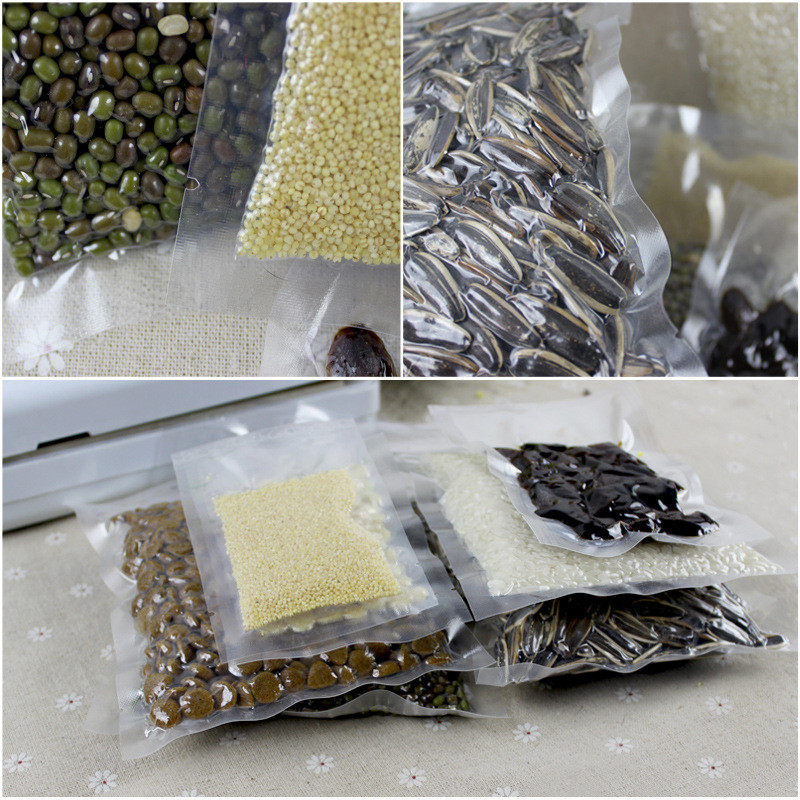 Customized Gravure Printing Transparent Heat Seal 3 Side Sealed Food Grade Flexible Packaging