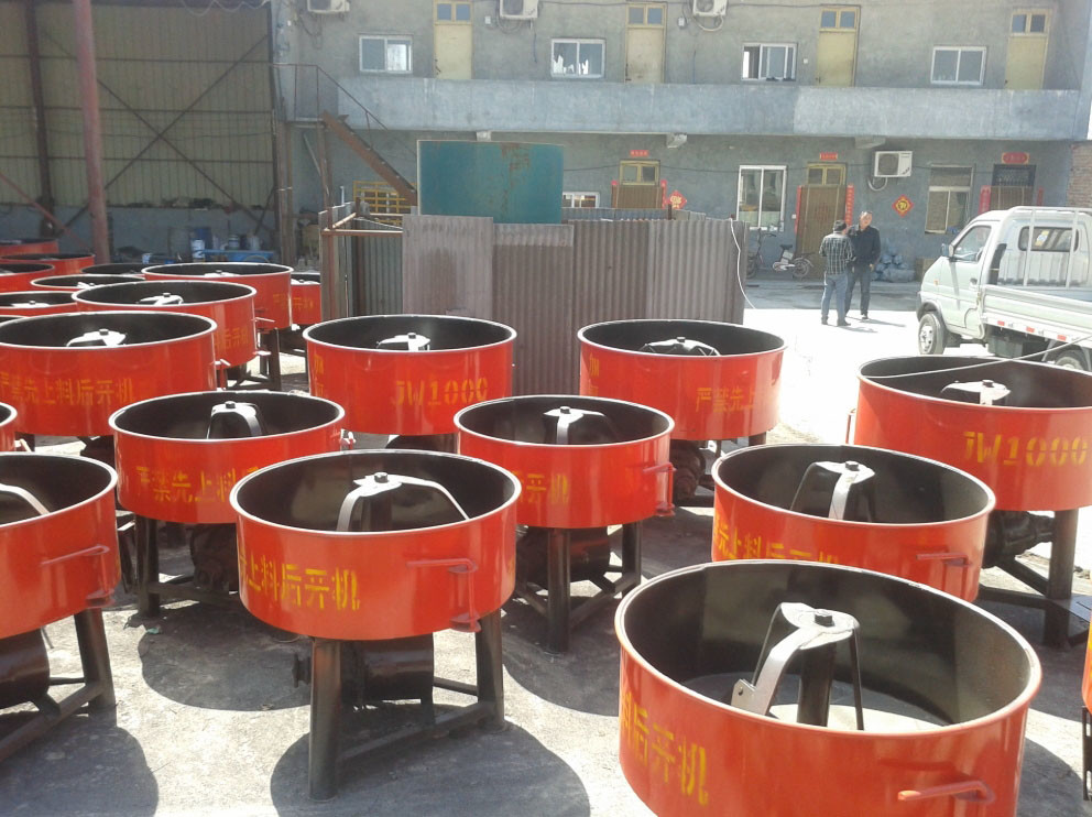 Concrete Pan Mixer Machine 500l Pan Type Concrete Roller Mixer